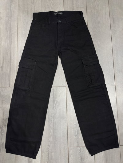 Jean Baggy Cargo Negro