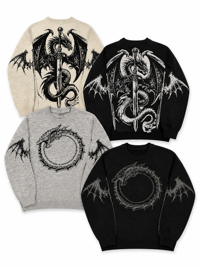 Sweater Bordado Dragón 🐉