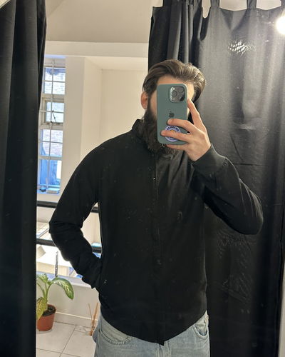 Campera Gabardina Negro