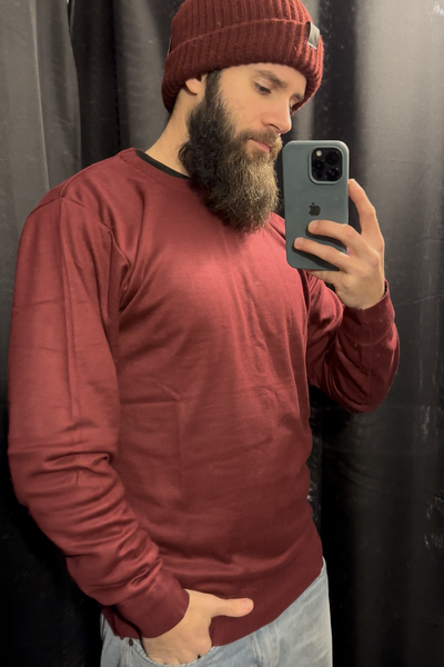 Sweater Importado Bordó