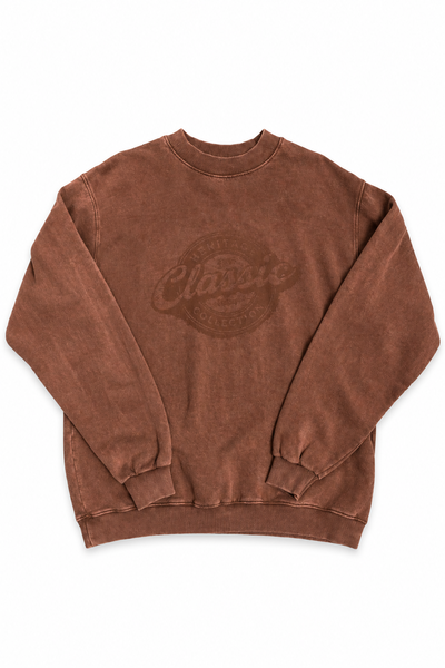 Buzo Over Washed Rosa Old