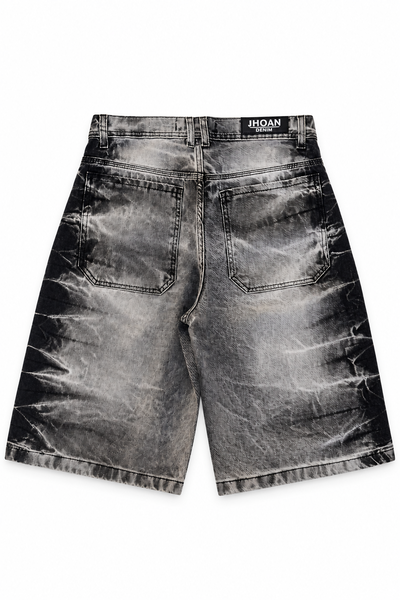 Bermuda Baggy Gris Quebrado