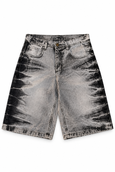 Bermuda Baggy Gris Quebrado