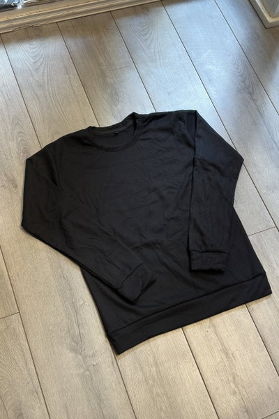 Sweater MiniWaffle Negro