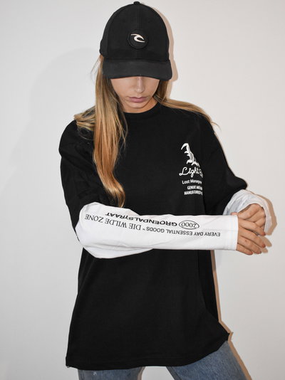 Remera Mangas Largas Light Era Negro