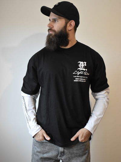 Remera Mangas Largas Light Era Negro