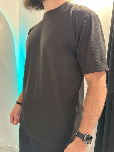 Remera Waffle Negro🧇