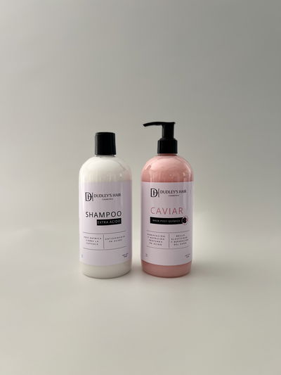 Shampoo Extra Acido + Mascara de Caviar 