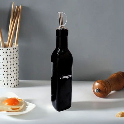 FRASCO  DE VIDRIO VINAGRE CON PICO
