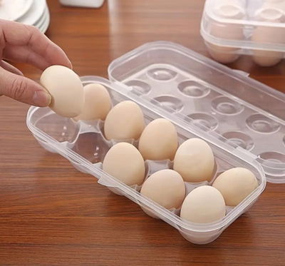 HUEVERA DE PLASTICO PARA 10 HUEVOS