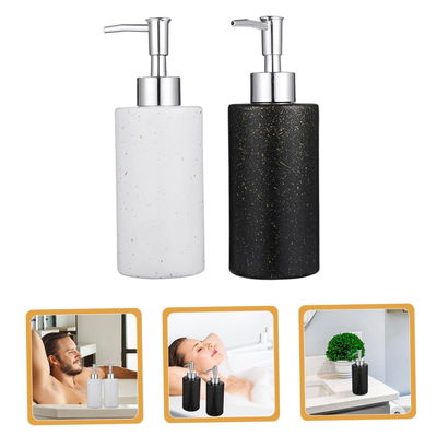DISPENSER DE JABON EN CERAMICA. 