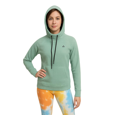 BUZO MICROPOLAR CON CAPUCHA MUJER