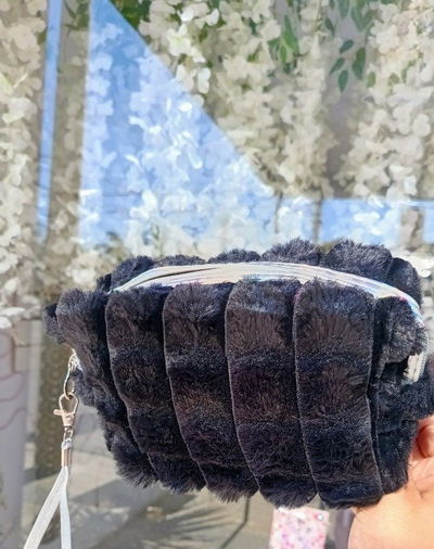 Neceser peluche Black