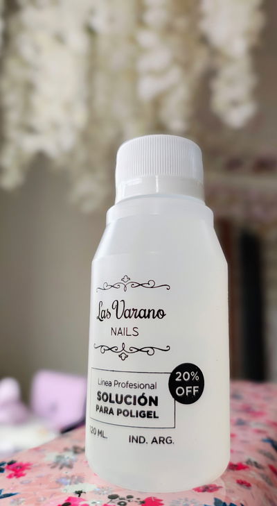 Solucion polygel Las Varano 120ml