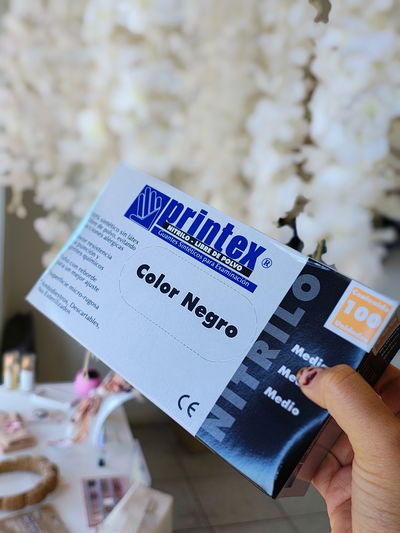 Guantes negro PRINTEX caja