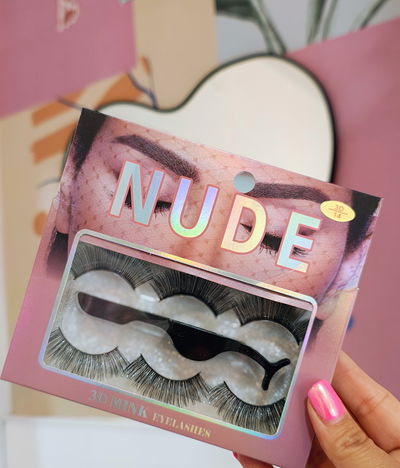Pestañas postizas + pinza NUDE