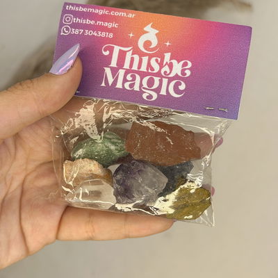 Kit piedras - 7 chakras