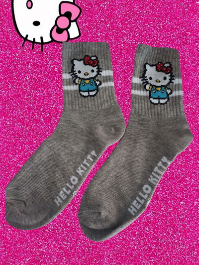 HELLO KITTY GRIS Y BLANCO