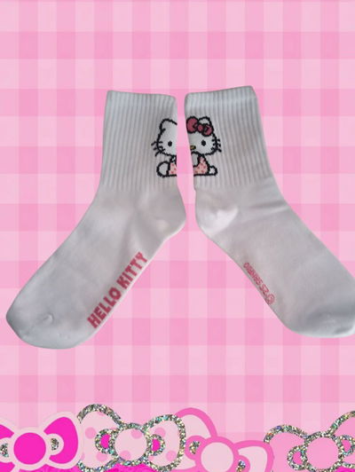 HELLO KITTY LETRAS ROSAS