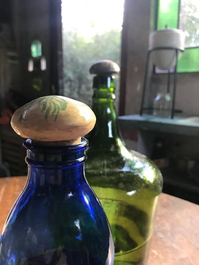 Tapones de cerámica con corcho