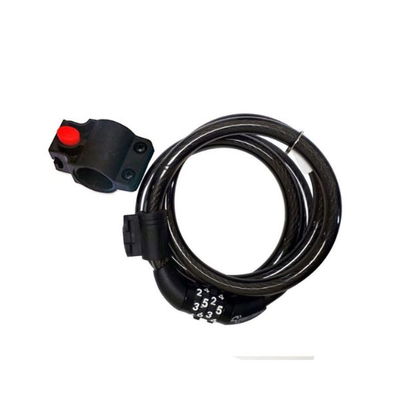 CABLE CANDADO BIGGER 10X1200 C/COMBINACION TRANSPARENTE