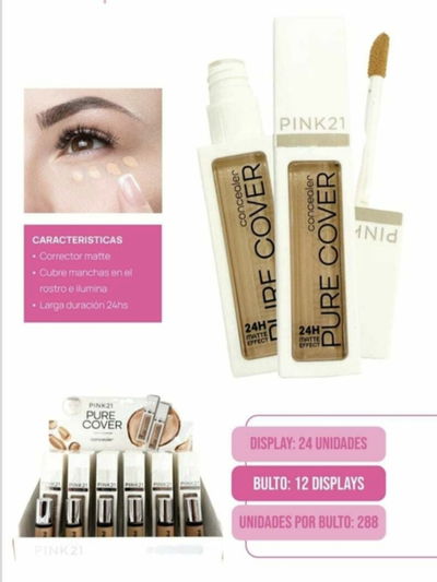 Corrector de ojeras Pink 21