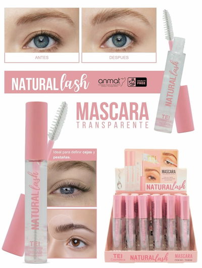Máscara transparente para cejas y pestañas Tei
