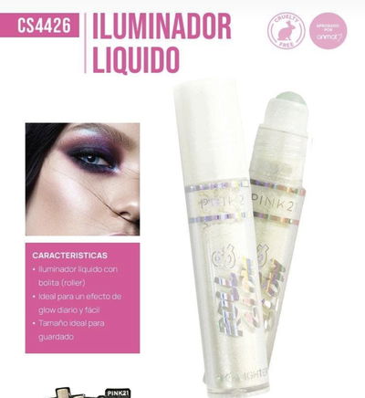 Iluminador polvo de hadas roll on Pink 21