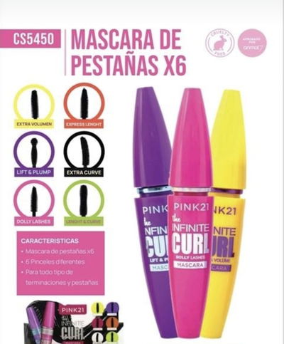 Máscara de pestañas Pink 21