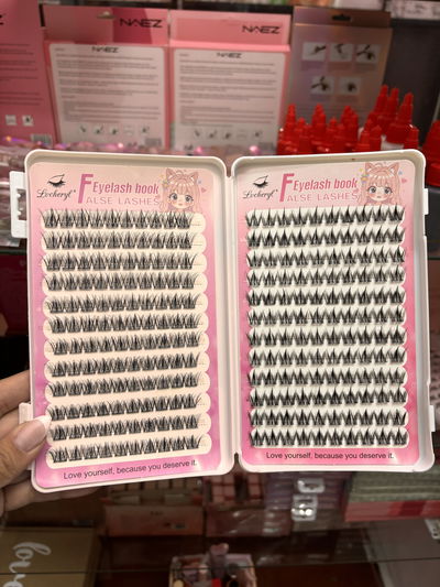 Libro de pestañas estilo anime