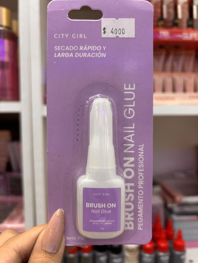 Pegamento para uñas city girl
