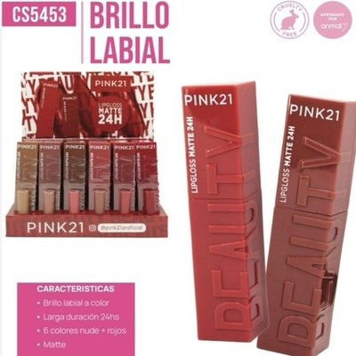 Labial matte Pink 21 