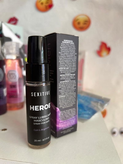 HEROE - SPRAY MASCULINO MÁS RENDIMIENTO 20ML 