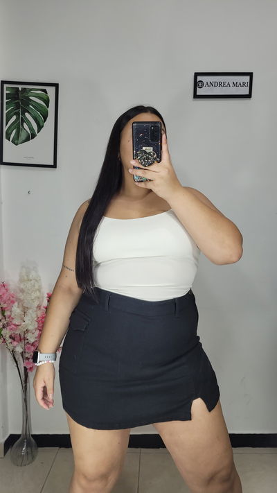 Short pollera elastizado
