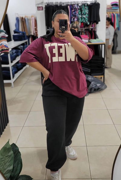 Remeron de algodón estampado
