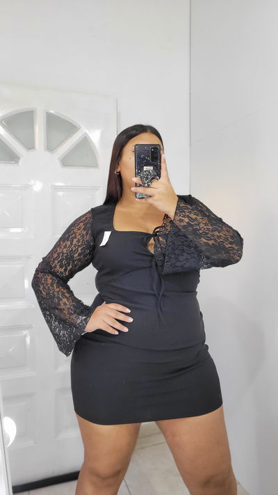 Vestido mangas oxford