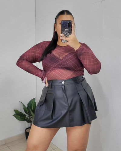 TOP MICROTUL ESTAMPADO