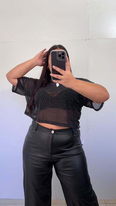 TOP OVERSIZE STRASS 