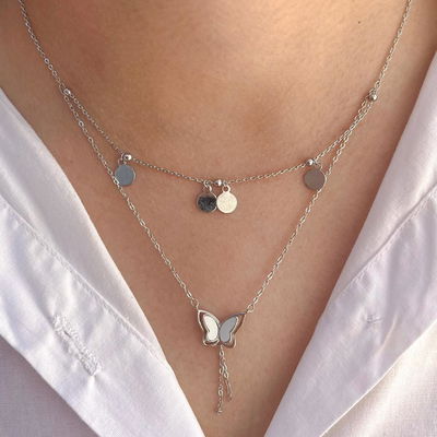 Collar Doble Yanina AQ