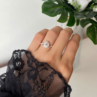 Anillo Esmeralda Plata 925
