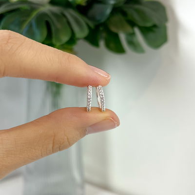 Argollas 12mm Plata 925