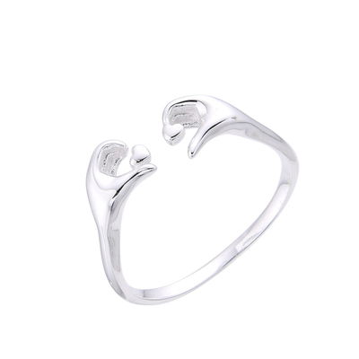 Anillo Manos Regulable Plata 925