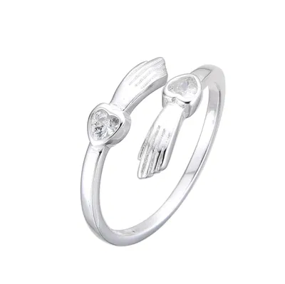 Anillo Abrazo Regulable Plata 925
