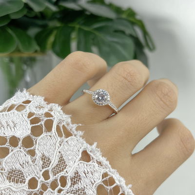 Anillo de Compromiso Fatma Plata 925