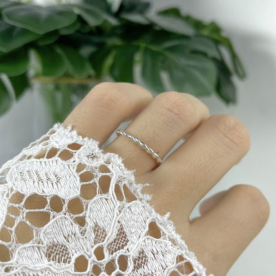 Anillo Soga Plata 925