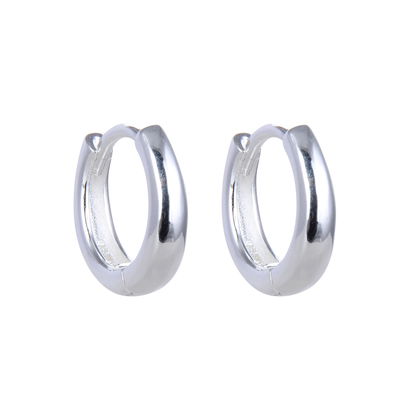 Argollas Cala 14mm Plata 925