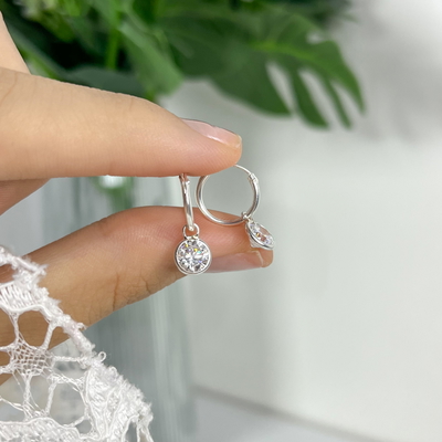 Argollas Pure 12mm Plata 925