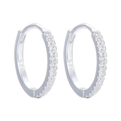 Argollas Gemini 15mm Plata 925