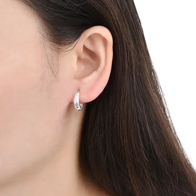 Argollas Cielo 14 mm Plata 925