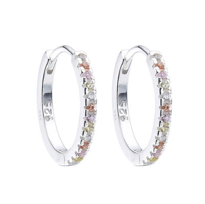 Argollas Gemini Otoño 15mm Plata 925